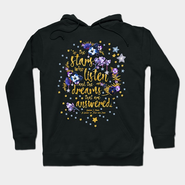 To The Stars Who Listen Hoodie by eviebookish